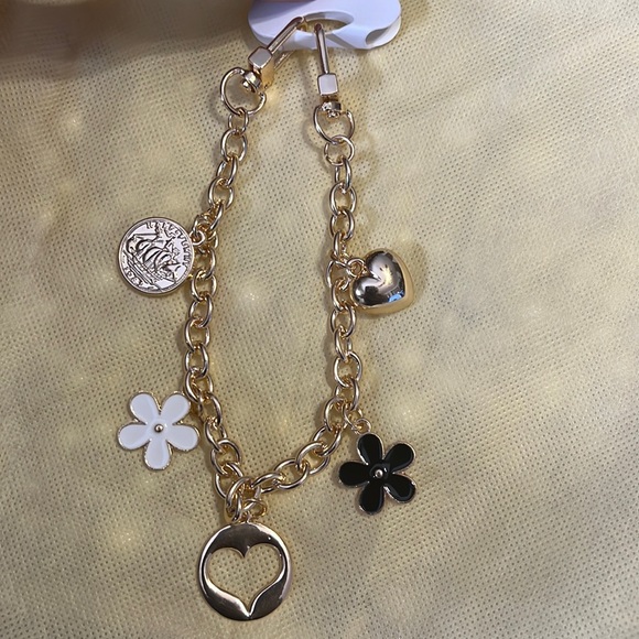 Hanging Bag Charm Accessory with slide bucket Connectors on each end. - Picture 5 of 10